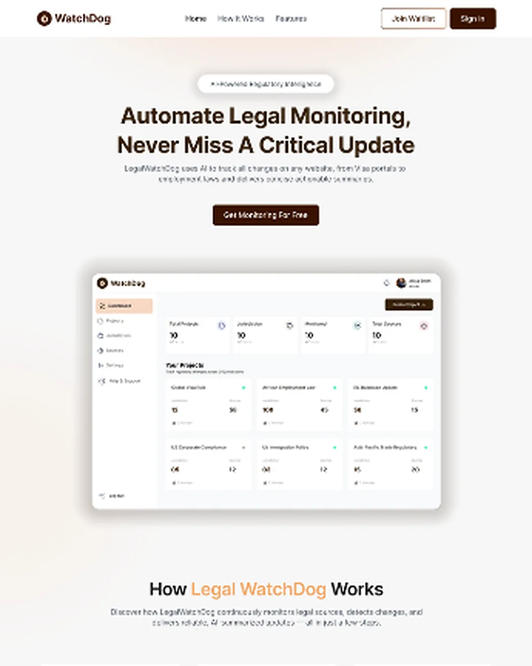 LegalWatchdog Hero