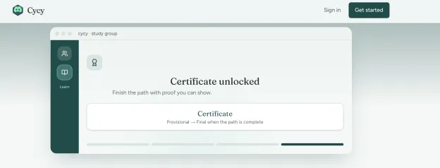 Cycy Certificate